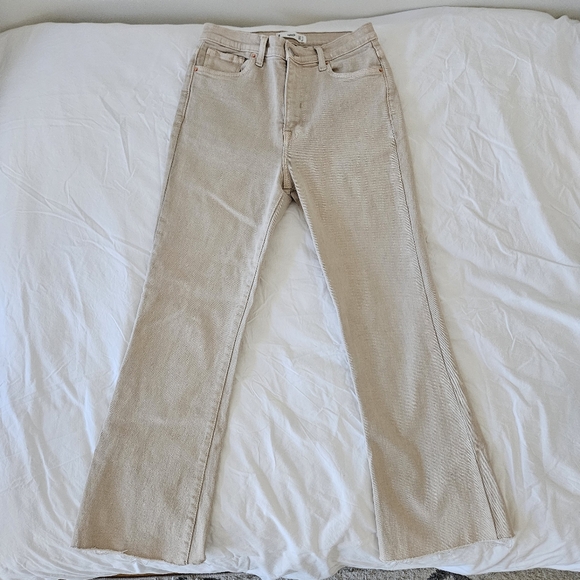 Mango Sienna Flared Crop Jean - Picture 3 of 6